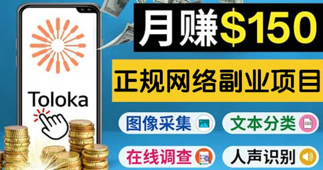 正规网络副业赚钱平台Toloka，利用业余时间月赚150美元-领航创业网