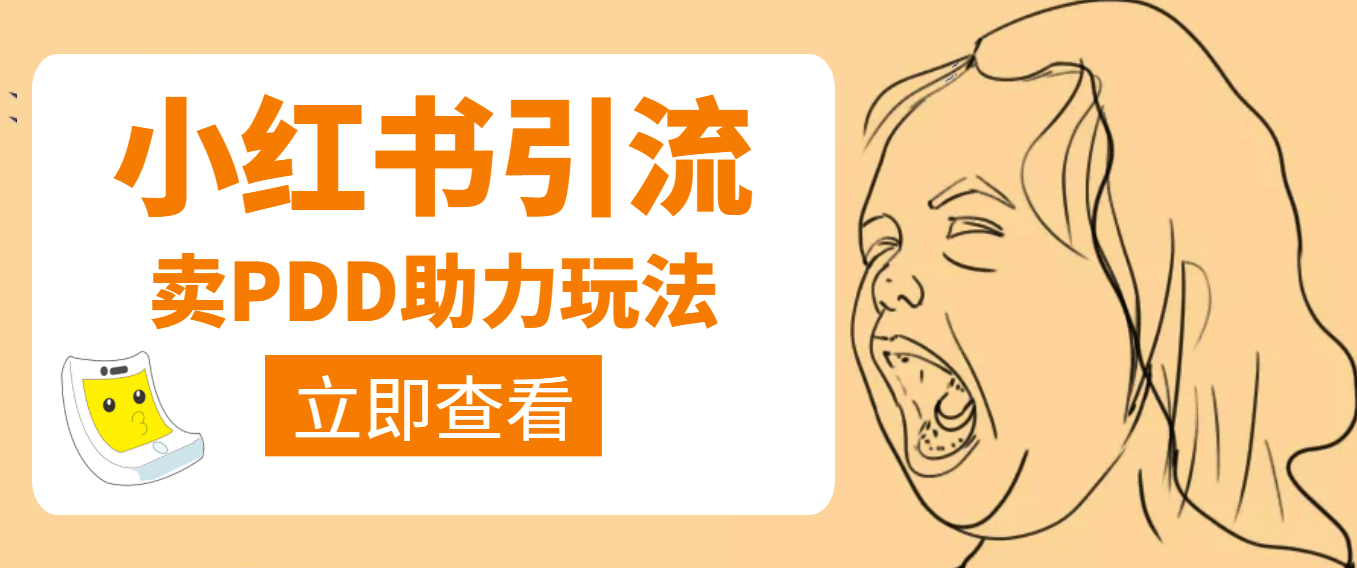 利用小红书卖拼多多助力-领航创业网