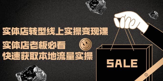 实体店转型线上实操变现课：实体店老板必看，快速获取本地流量实操-领航创业网