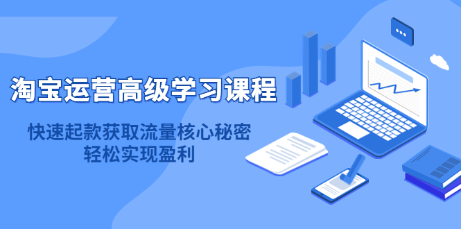 淘宝运营高级学习课程：快速获取流量核心秘密，轻松实现盈利！-领航创业网