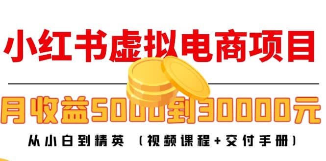 小红书虚拟电商项目：从小白到精英 (视频课程 交付手册)-领航创业网
