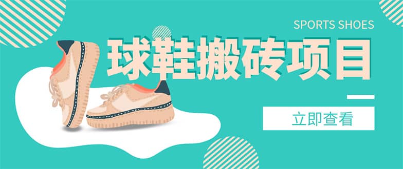 外面收费998的球鞋搬砖项目【详细教程 资源渠道】-领航创业网