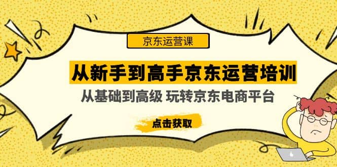 从新手到高手京东运营培训：从基础到高级 玩转京东电商平台(无水印)-领航创业网