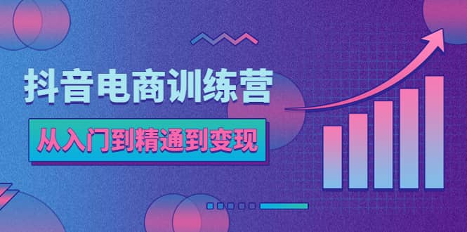 抖音电商训练营：从入门到精通，从账号定位到流量变现，抖店运营实操-领航创业网