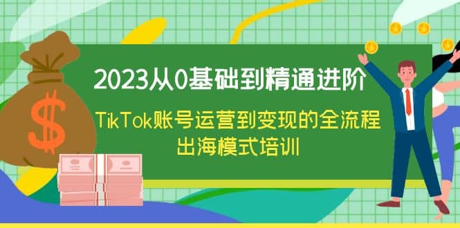 2023从0基础到精通进阶，TikTok账号运营到变现的全流程出海模式培训-领航创业网