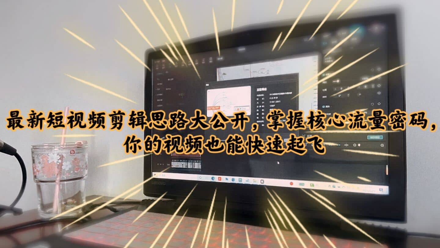 最新短视频剪辑思路大公开，掌握核心流量密码，你的视频也能快速起飞-领航创业网