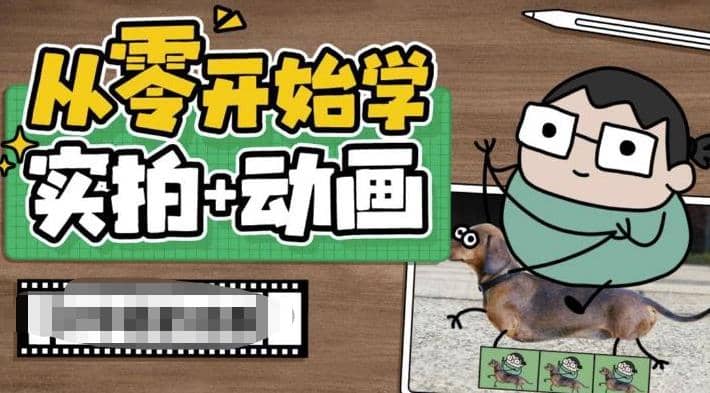 从零开始学实拍加动画，实拍加动画创意教程（49节视频课）-领航创业网