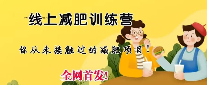 线上减肥训练营，足不出户，仅靠拉几个社群，发几条朋友圈，就可以月实现入五位【揭秘】-领航创业网