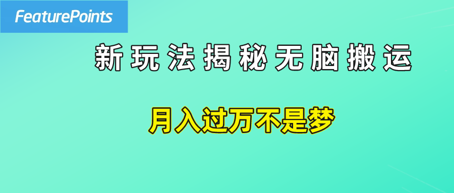 简单操作，每天50美元收入，搬运就是赚钱的秘诀！-领航创业网