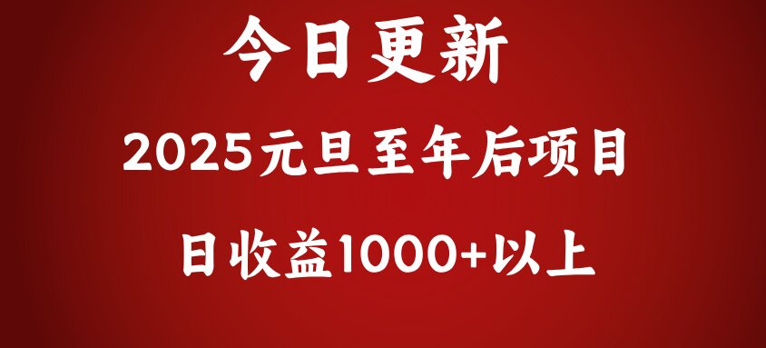 翻身项目，日收益1000+以上-领航创业网