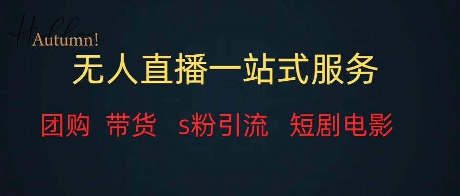 无人直播全套服务，变现稳定-领航创业网