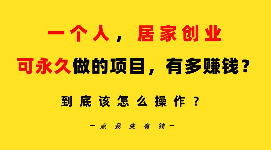 一个人，居家创业：B站每天10分钟，单账号日引创业粉100+，月稳定变现5W…-领航创业网