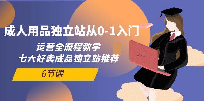 成人用品独立站从0-1入门，运营全流程教学，七大好卖成品独立站推荐-6节课-领航创业网