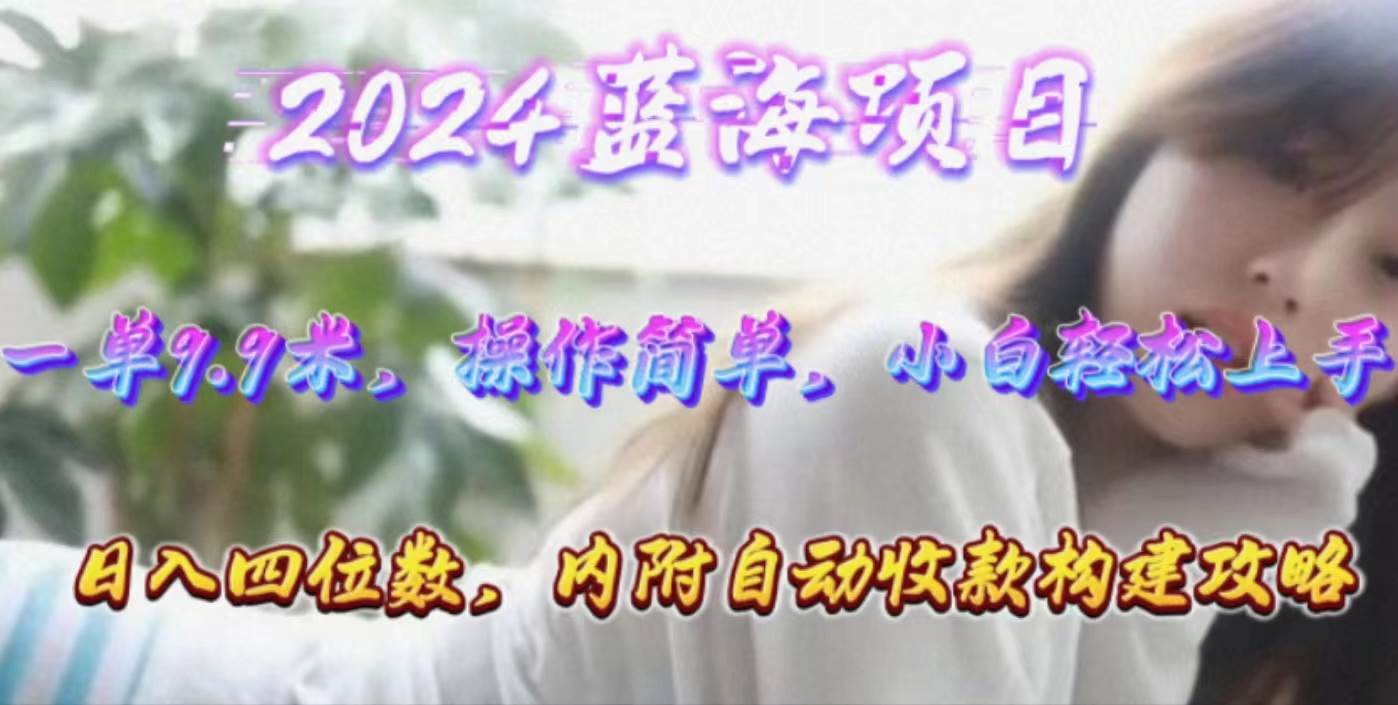 年轻群体的蓝海市场，1单9.9元，操作简单，小白轻松上手，日入四位数-领航创业网