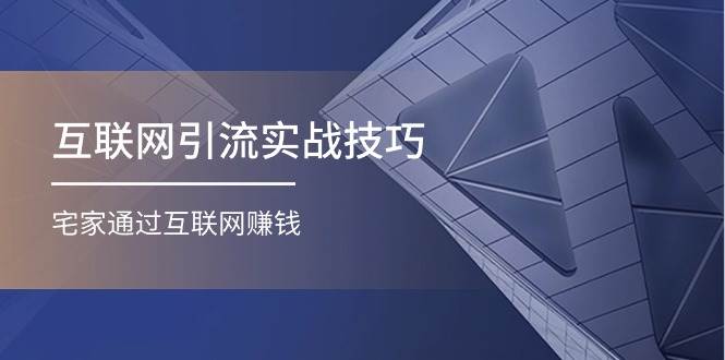 互联网引流实操技巧(适合微商，吸引宝妈)，宅家通过互联网赚钱（17节）-领航创业网