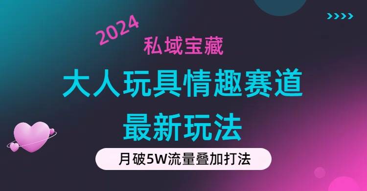 私域宝藏：大人玩具情趣赛道合规新玩法，零投入，私域超高流量成单率高-领航创业网