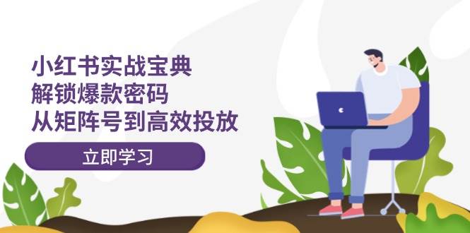 小红书实战宝典：解锁爆款密码，从矩阵号到高效投放-领航创业网